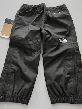 The North Face Kids Black Rain Pants 3 - NWT